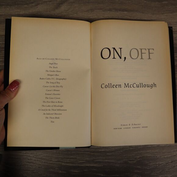 Colleen McCullough Series Lot of 3 Carmine Delmonico Mystery books - Picture 10 of 12